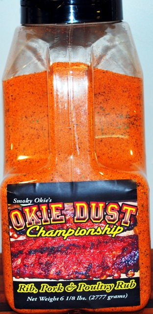 *Smoky Okie's OKIE DUST Rib Pork and Poultry Seasoning 6.125lb - Click Image to Close